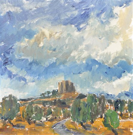 Adolf Luchner (Schwaz, Tirol 1926 – 1995) Paesaggio meridionale con...