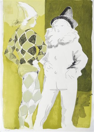 Augusto Murer (Falcade 1922 – Padua/Padova 1985) Kleine Masken,...