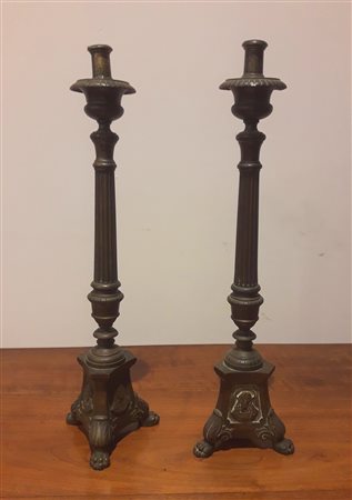 COPPIA DI CANDELIERI