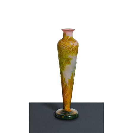 GALLE' - Vaso di forma conica 