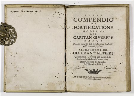 Giuseppe Barca (1595 - 1639) Breve compendio di fortificazione moderna del...
