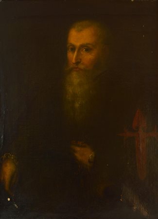 Scuola Italiana del XVII secolo RITRATTO DI CAVALIERE DELL'ORDINE DI SANTIAGO...