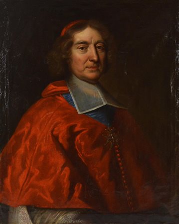 Scuola del XVIII secolo RITRATTO DEL CARDINALE MELCHIOR DE POLIGNAC, CON AL...