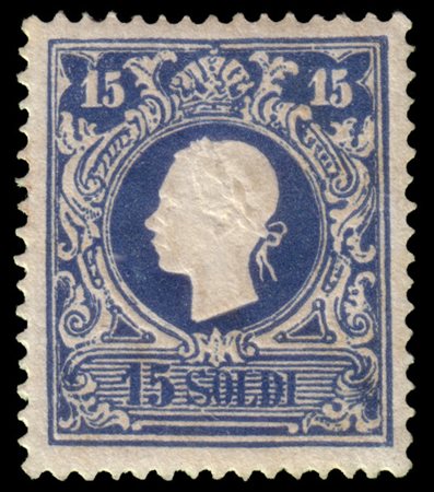 LOMBARDO-VENETO 1858
15c. azzurro, I tipo

Provenienza
Collezione "Nimue"


Cer