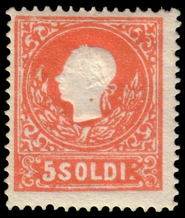 LOMBARDO-VENETO 1859
5s. rosso, II tipo

Provenienza
Collezione "Nimue"


MH...