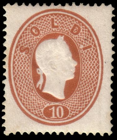 LOMBARDO-VENETO 1862
10s. bruno mattone

Provenienza
Collezione "Nimue"


Cert.