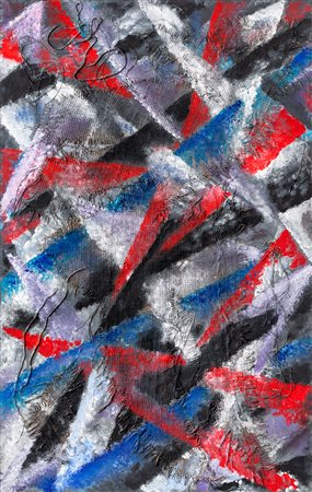 GIUSEPPE ROSA (1948) - TR-I.AM. - Informale astratto materico, 1973