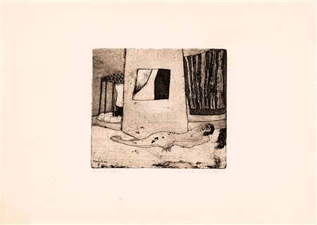 MICHELE MAINOLI (1927-1991) - Lotto unico di 7 incisioni