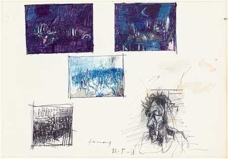 GIANFRANCO FERRONI (1927-2001) - Senza Titolo, 1961