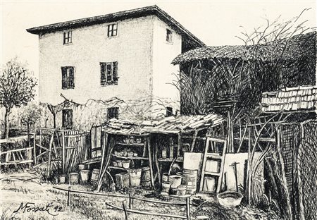 MARIO FOSSATI (1918-1999) - Macherio, 1992