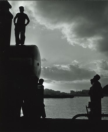 Kurt Blum (1922-2005)  - Genova, cantieri navali, anni 1950