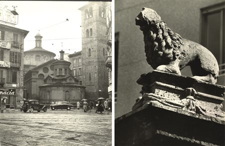 Mario De Biasi (1923-2013)  - Milano - Colonna del Leone, San Babila, anni 1960