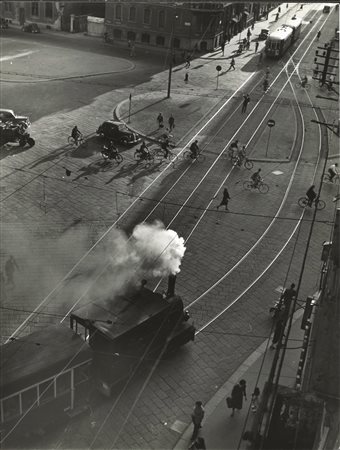 Mario De Biasi (1923-2013)  - Gamba de legn, anni 1950