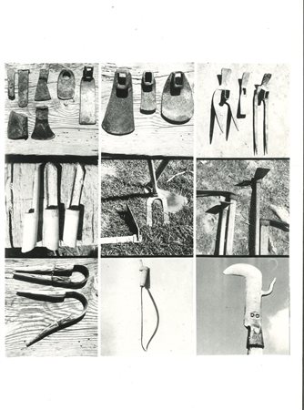 Mimmo Castellano (1932-2015)  - Untitled ( agricultural tools), anni 1960