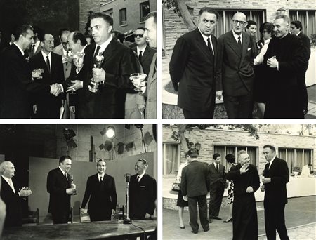 Pierluigi Praturlon (1924-1999)  - Federico Fellini, Premio Oscar "Otto1/2" , 1964