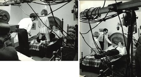 Tazio Secchiaroli (1925-1998)  - Jack Palace and Claude Choselle, Brigitte Bardot double, in "Il Disprezzo", 1963