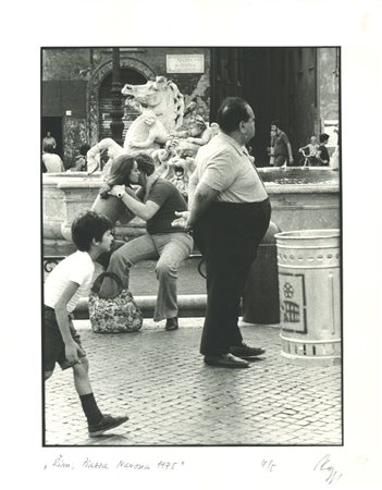 Pavel Kopp (1940)  - Roma, Piazza Navona, 1975
