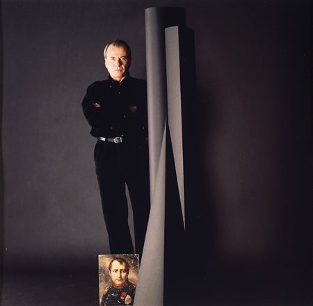 Pino Settanni (1949-2010)  - Achille Bonito Oliva, Rome, 1988