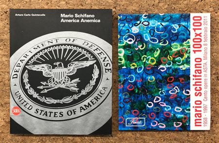 MARIO SCHIFANO - Lotto unico di 2 cataloghi