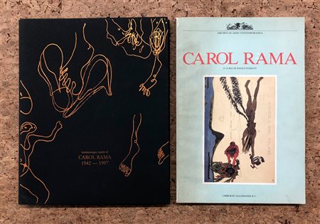 CAROL RAMA - Lotto unico di 2 cataloghi
