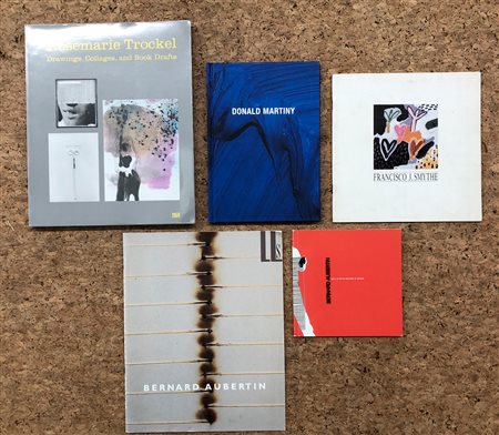 ARTISTI INTERNAZIONALI (AUBERTIN, MARTINY, TROCKEL) - Lotto unico di 4 cataloghi