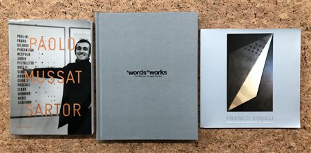 ARTE CONTEMPORANEA (SASSOLINO, MUSSAT SARTOR, ANGELI) - Lotto unico di 3 cataloghi