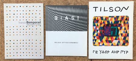 ARTE DEL DOPOGUERRA (BIASI, BEMPORAD, TILSON) - Lotto unico di 3 cataloghi