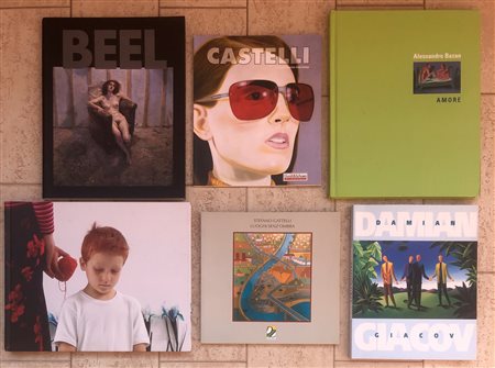 ARTE CONTEMPORANEA (GIACOV, CASTELLI, BEEL, BAZAN, VINCI, GATTELLI) - Lotto unico di 6 cataloghi