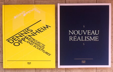 NOUVEAU REALISME E DENNIS OPPENHEIM - Lotto unico di 2 cataloghi