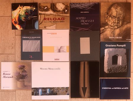 ARTE CONTEMPORANEA - Lotto unico di 12 cataloghi