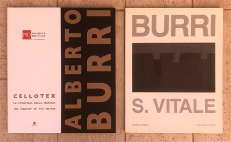 ALBERTO BURRI - Lotto unico di 2 cataloghi