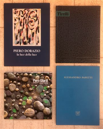ARTE ITALIANA DEL DOPOGUERRA (GILARDI, DORAZIO, PAPETTI, TIRELLI)  - Lotto unico di 4 cataloghi