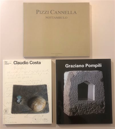 ARTE ITALIANA DEL DOPOGUERRA (PIZZI CANNELLA, COSTA, POMPILI) - Lotto unico di 3 cataloghi