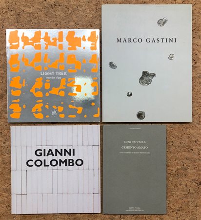 ARTE DEL DOPOGUERRA (CACCIOLA, COLOMBO, VIGO, GASTINI) - Lotto unico di 4 cataloghi