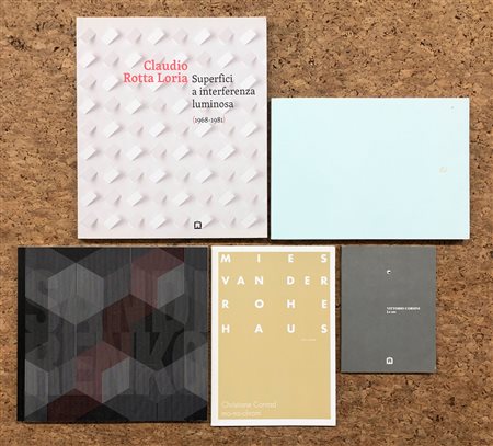 ARTE DEL DOPOGUERRA (SPALLETTI, CONRAD, CORSINI, RENKO, LOTTA LORIA) - Lotto unico di 5 cataloghi