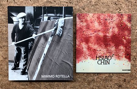 MIMMO ROTELLA E HSIAO CHIN - Lotto unico di 2 cataloghi