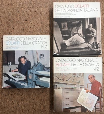 CATALOGO NAZIONALE BOLAFFI DELLA GRAFICA - Lotto unico di 3 numeri