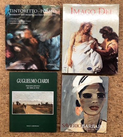 PITTURA FIGURATIVA (BARBARO, CIARDI, AUTORI VARI, TINTORETTO) - Lotto unico di 4 cataloghi