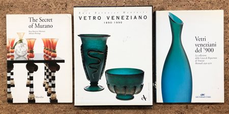 VETRI VENEZIANI - Lotto unico di 3 cataloghi