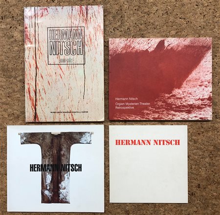 HERMANN NITSCH - Lotto unico di 4 cataloghi