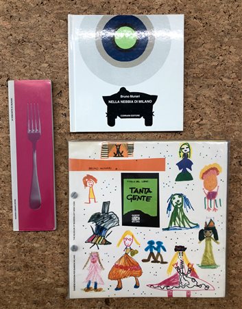 BRUNO MUNARI - Lotto unico di 3 libri d'arte