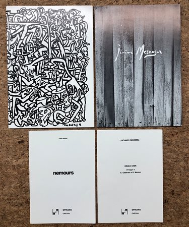 ARTISTI INTERNAZIONALI (NEMOURS, CHIN, MOSNER, MESNAGER) - Lotto unico di 4 cataloghi