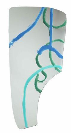 MICHELANGELO PISTOLETTO Frattale 1999 - 2000 smalto su specchio cm 93x59...