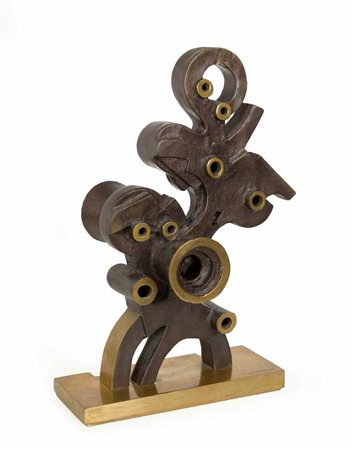 UMBERTO MASTROIANNI Senza titolo scultura in bronzo cm 31 x 20 esemplare...