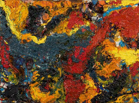 HERBERT BRANDL Senza titolo 1984 olio su tela cm 30x40 firmato HB 84 ALG sul...