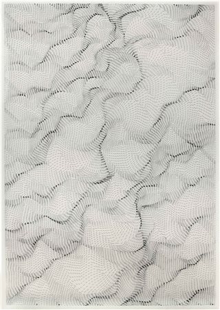 DADAMAINO (EDOARDA MAINO) Il movimento delle cose 1992 mordente su poliestere...