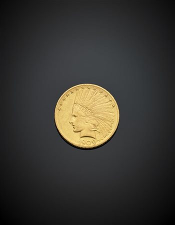 STATI UNITI
10 dollari "Indiano" 1909 oro. BB.