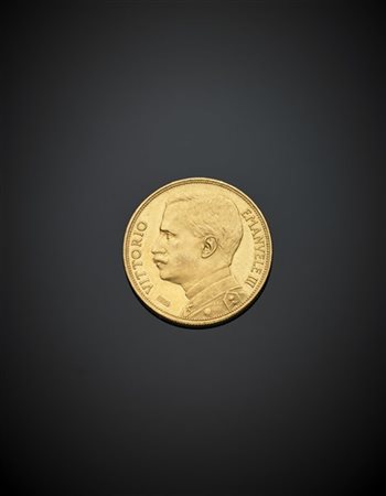 REGNO D'ITALIA
50 lire 1912 oro. Gig 16. qSPL.