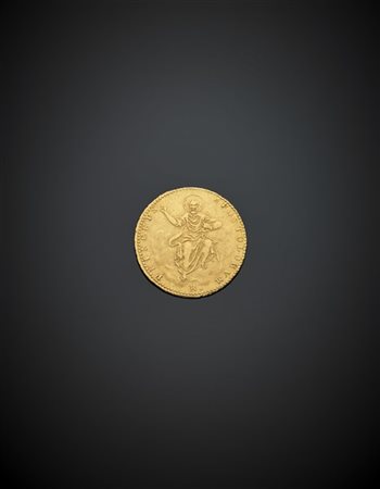 STATO PONTIFICIO
Leone XII (1823-1829) "Doppia" in oro anno secondo. Zecca di R
