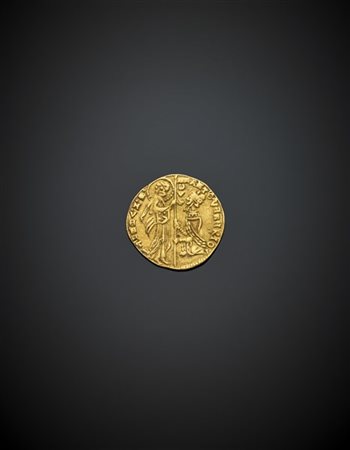 VENEZIA
Antonio Venier, zecchino in oro. BB.